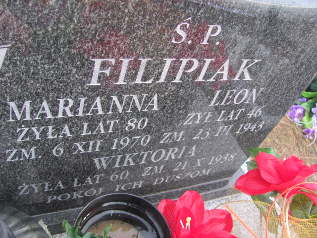 Wiktoria Filipiak Przyłęk - Grobonet - Wyszukiwarka osób pochowanych