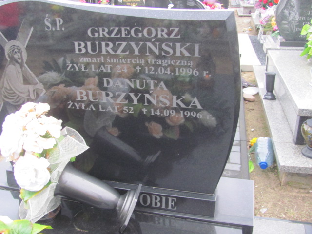 Danuta Burzyńska 1994 Przyłęk - Grobonet - Wyszukiwarka osób pochowanych