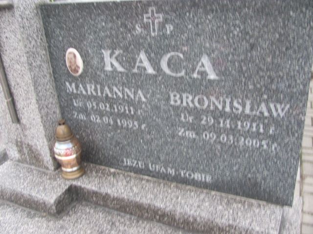 Marianna Kaca 1911 Przyłęk - Grobonet - Wyszukiwarka osób pochowanych