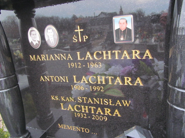 Stanisław Lachtara 1932 Przyłęk - Grobonet - Wyszukiwarka osób pochowanych