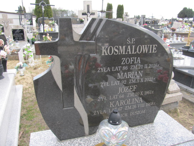 Karolina Kosmala 1901 Przyłęk - Grobonet - Wyszukiwarka osób pochowanych