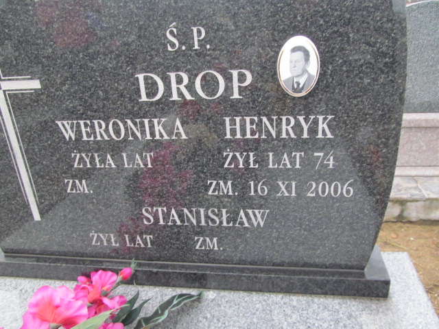 Henryk Drop 1932 Przyłęk - Grobonet - Wyszukiwarka osób pochowanych