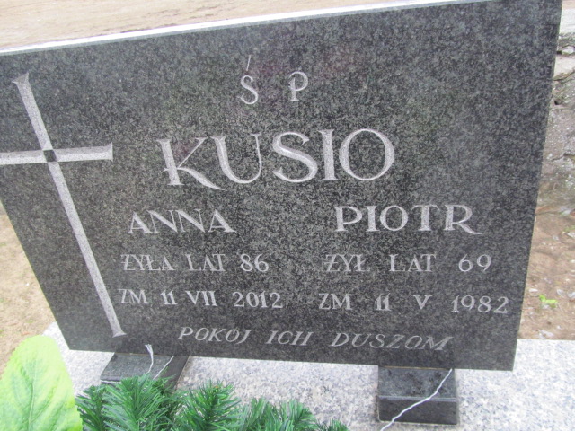 Anna Kusio Przyłęk - Grobonet - Wyszukiwarka osób pochowanych